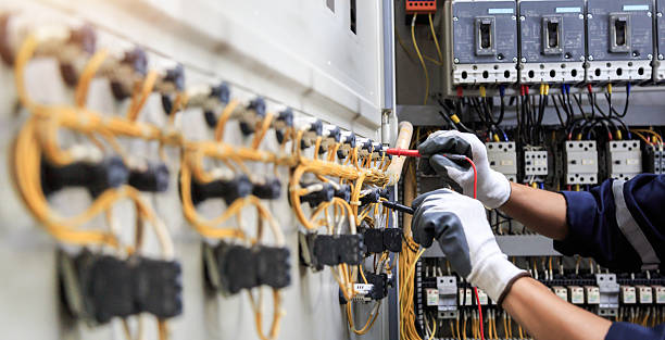 Professional Electrician technician working in Denver, PA